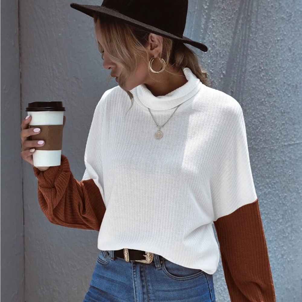 ✨Two Colored Turtle Neck✨ - Picture 5 of 6